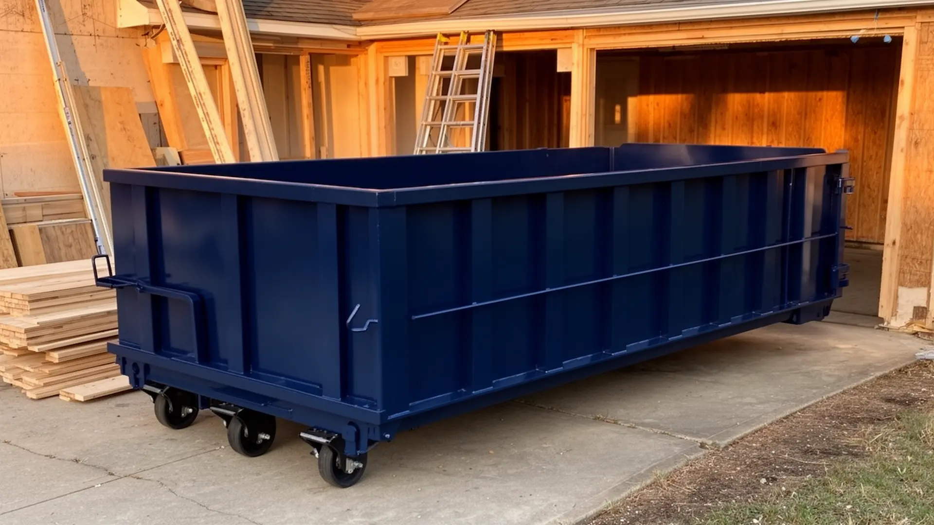 Roll-off dumpster from S & C Dumpster Rental in East Hampton, NY